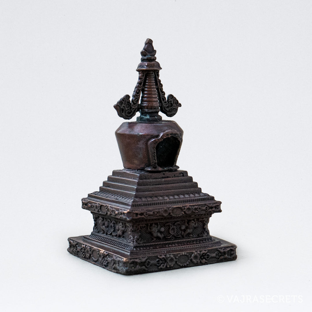 Enlightenment Copper Stupa, 4 inch
