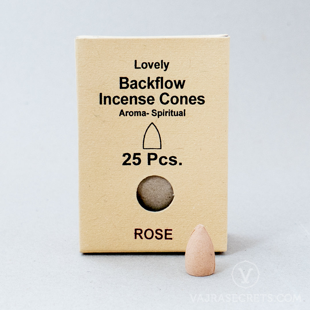 Rose Himalayan Backflow Incense Cones