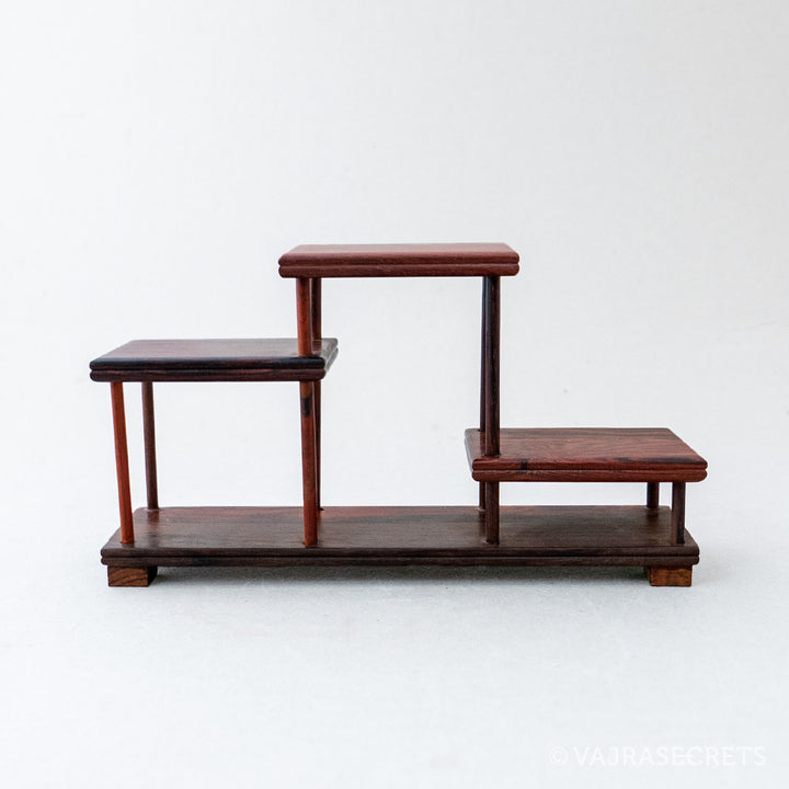 Three-tier Rosewood Stand