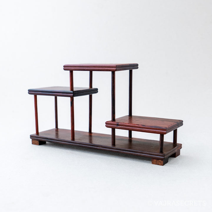 Three-tier Rosewood Stand