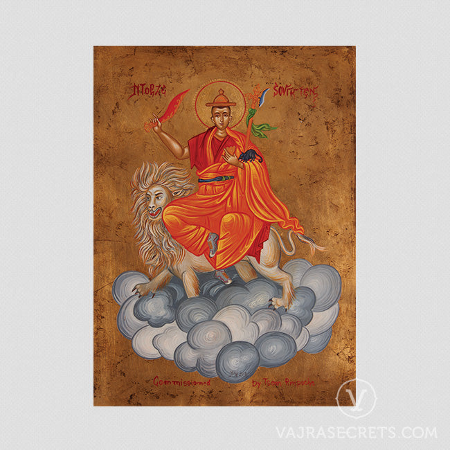 Dorje Shugden Sacred Byzantine Art Print