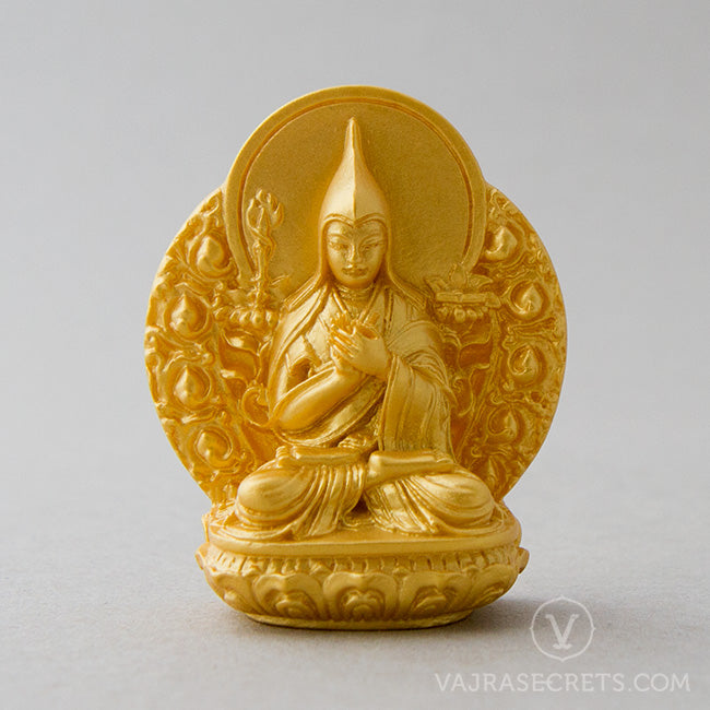 金のわらじ 999.9 MITSUMASA GOLD Lama Tsongkhapa Resin Tsa Tsa – Vajrasecrets