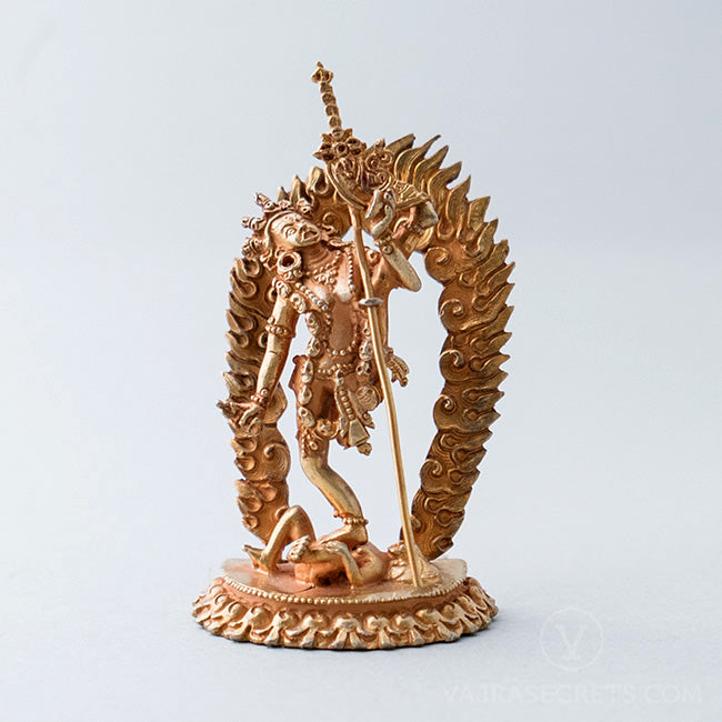 Vajrayogini (Maitri Kacho) Gold Statue, 3.5 inch