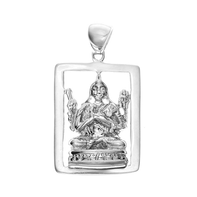Lama Tsongkhapa Emptiness Rectangular Pendant (Junior)