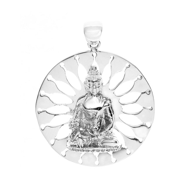Medicine Buddha Sunburst Pendant