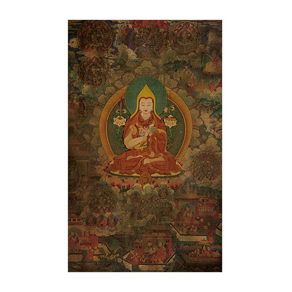 Lama Tsongkhapa Life Story Thangka Print (Set of 15)