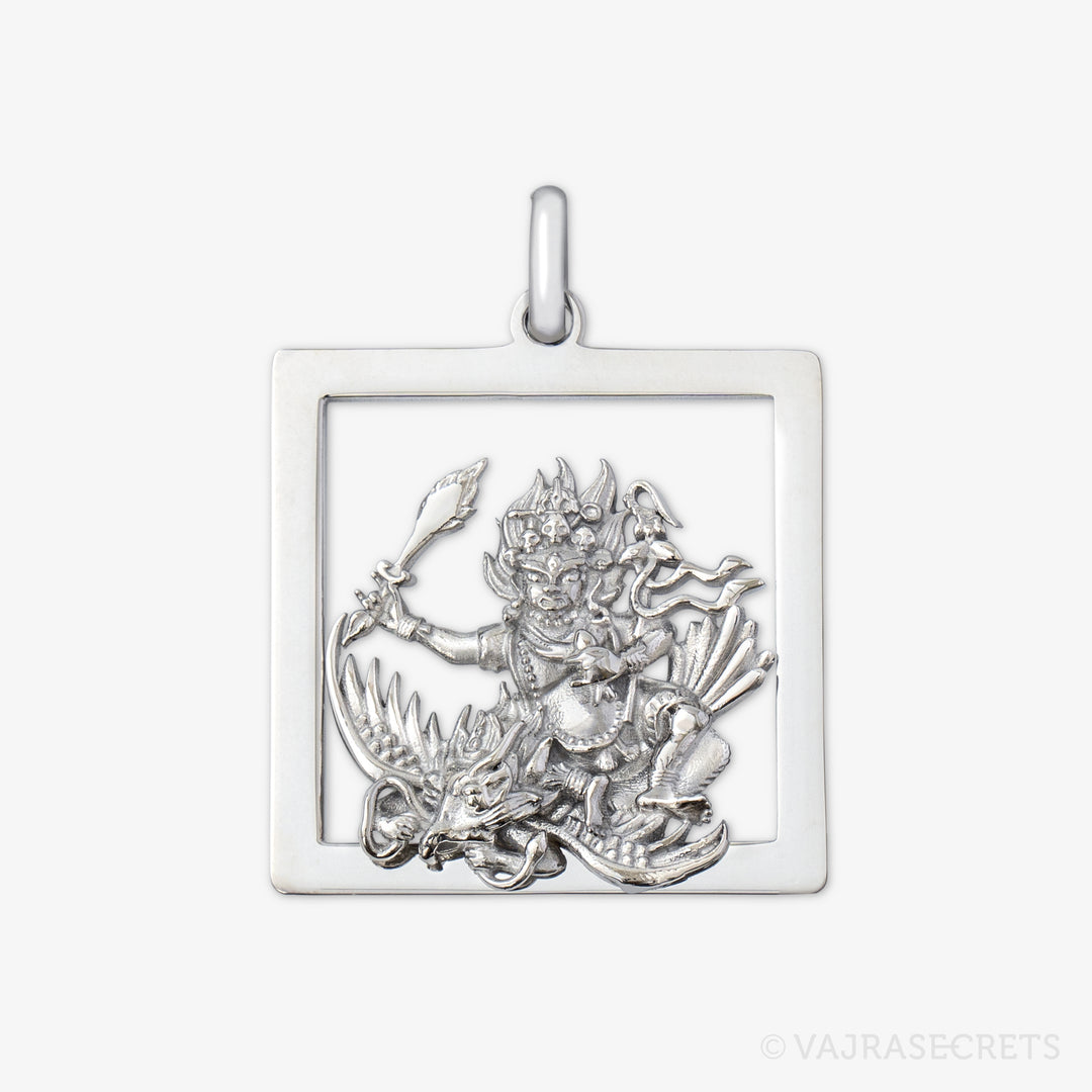 Trakze Stainless Steel Square Pendant