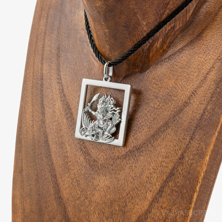 Trakze Stainless Steel Square Pendant