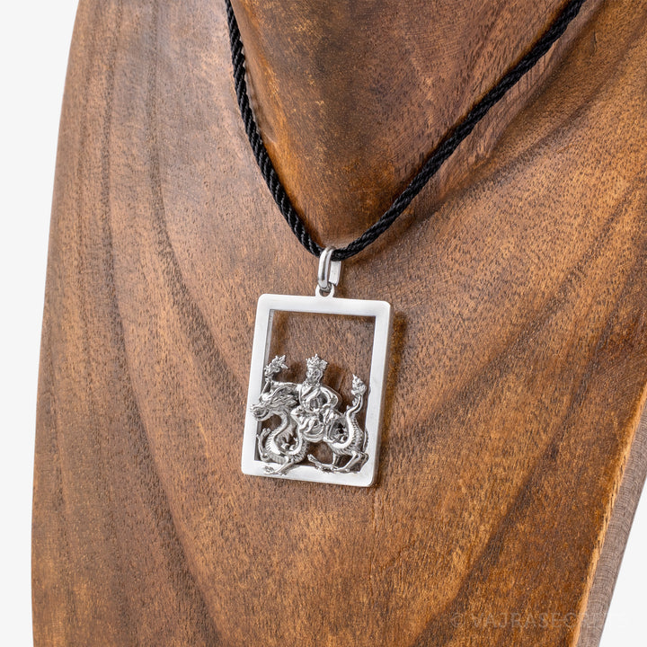 Wangze Stainless Steel Rectangular Pendant