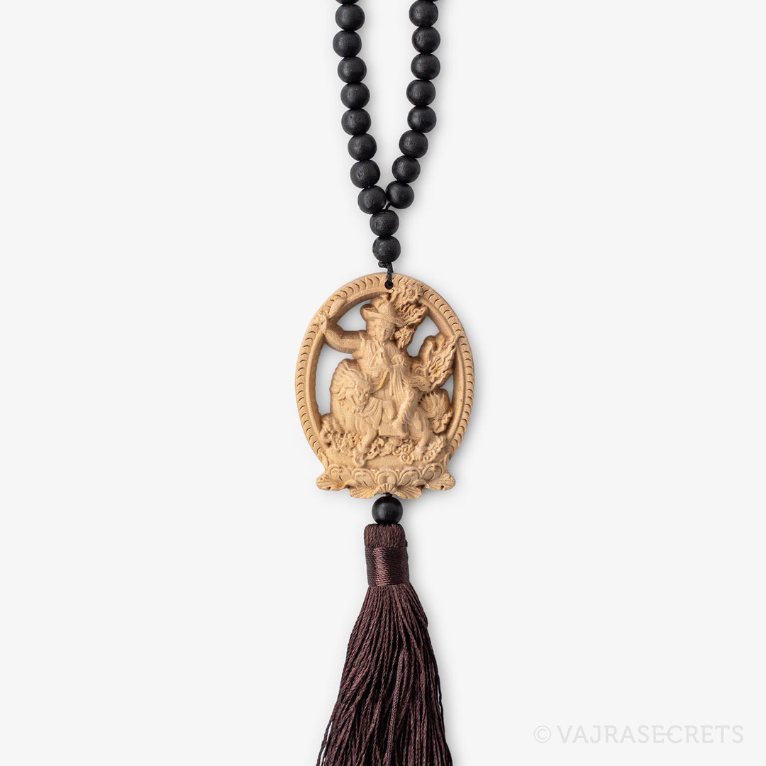 Dorje Shugden Wood Car Buddha