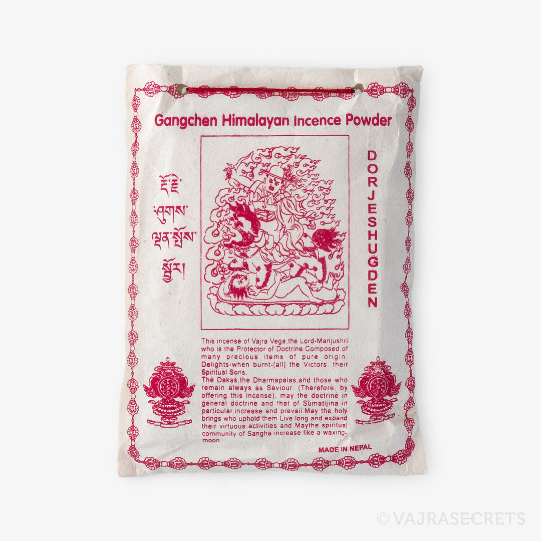 Dorje Shugden Tibetan Incense Powder