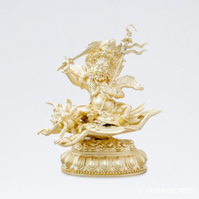 Dorje Shugden Five Families Collection with Gold Finish