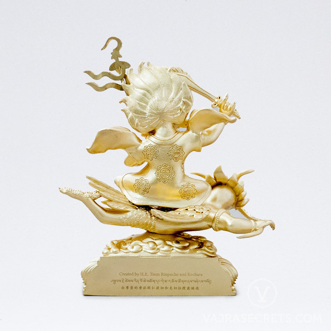 Trakze Brass Statue with Gold Finish, 6 inch
