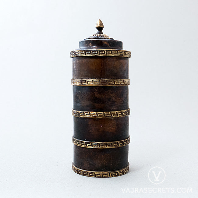Antique Finish Four-Tiered Copper Ritual Rice Pot, 6.25 inch – Vajrasecrets