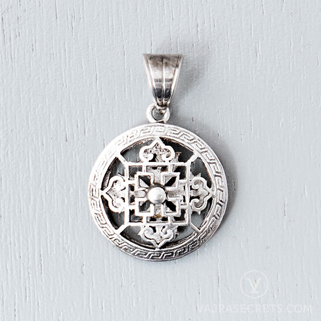 Mandala Sterling Silver Pendant