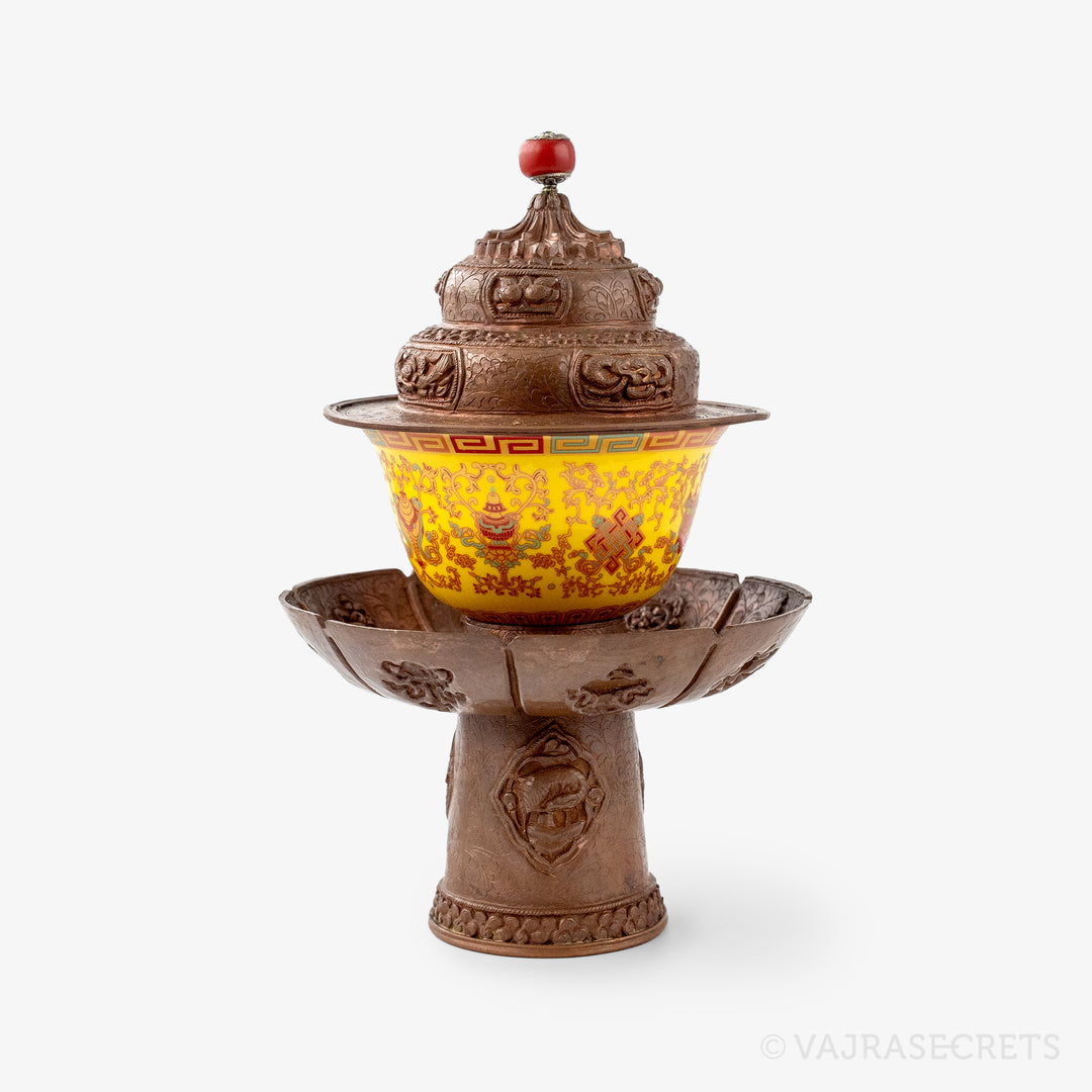 Copper Lama Cup Stand