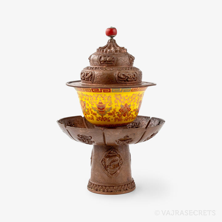 Copper Lama Cup Stand