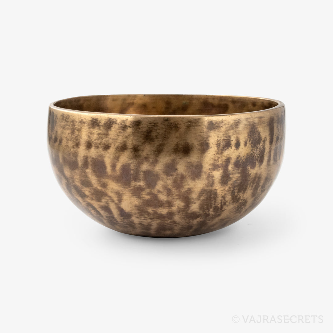 Tibetan Singing Bowl with Antique Finish, 5.5 inch
