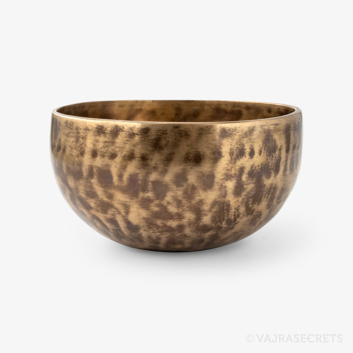 Tibetan Singing Bowl with Antique Finish, 5.5 inch