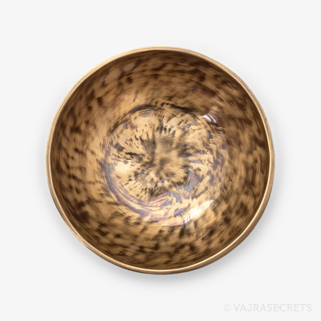 Tibetan Singing Bowl with Antique Finish, 5.5 inch