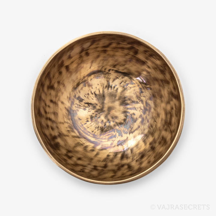 Tibetan Singing Bowl with Antique Finish, 5.5 inch