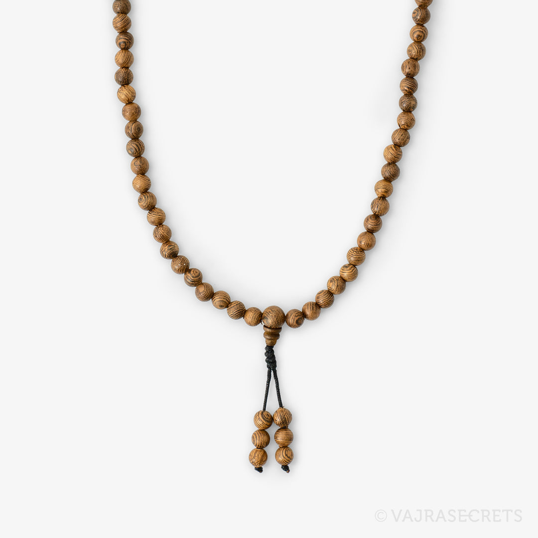 Wenge Wood Mala, 6 mm