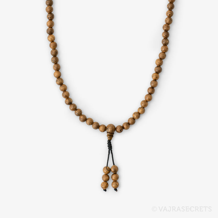 Wenge Wood Mala, 6 mm