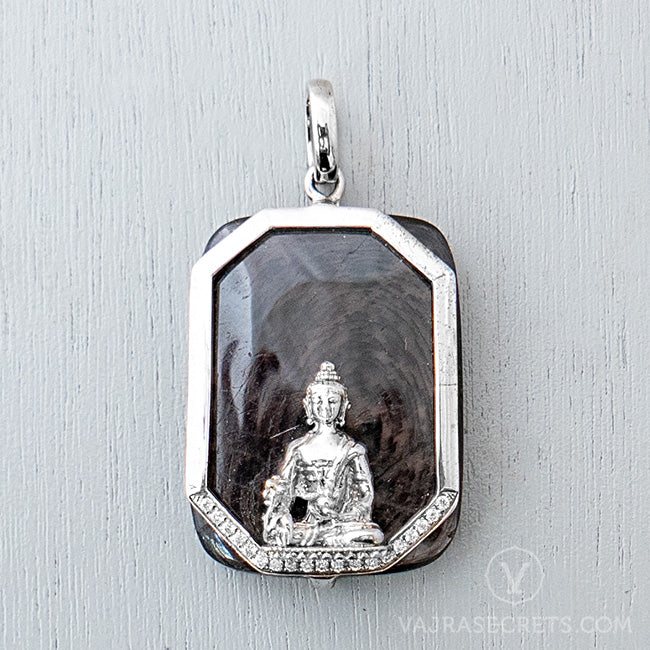 Limited Edition Medicine Buddha Agate Pendant