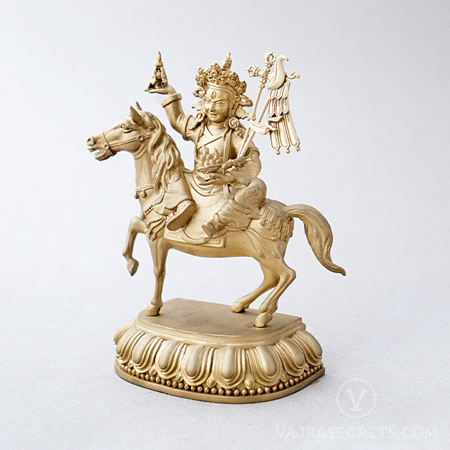Gyenze Brass Statue with Matte Finish, 6 inch – Vajrasecrets