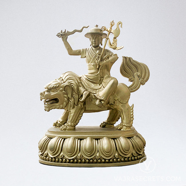 Dorje Shugden Brass Statue, 7 inch