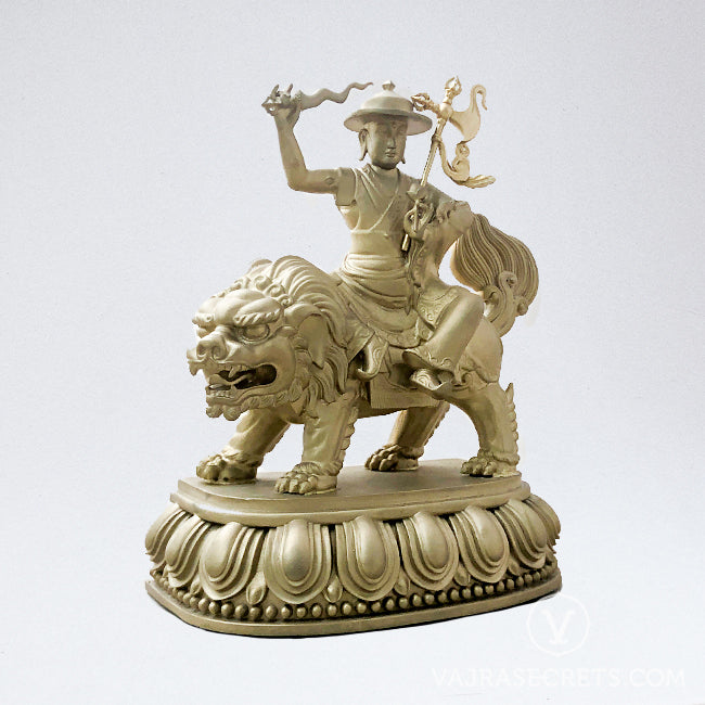 Dorje Shugden Brass Statue, 7 inch