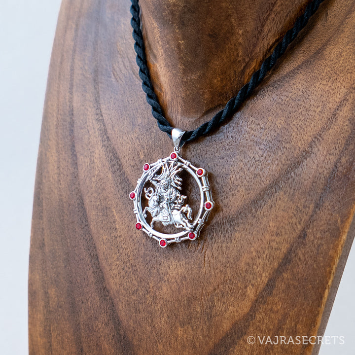 Limited Edition Setrap Pendant with Red Cubic Zirconia
