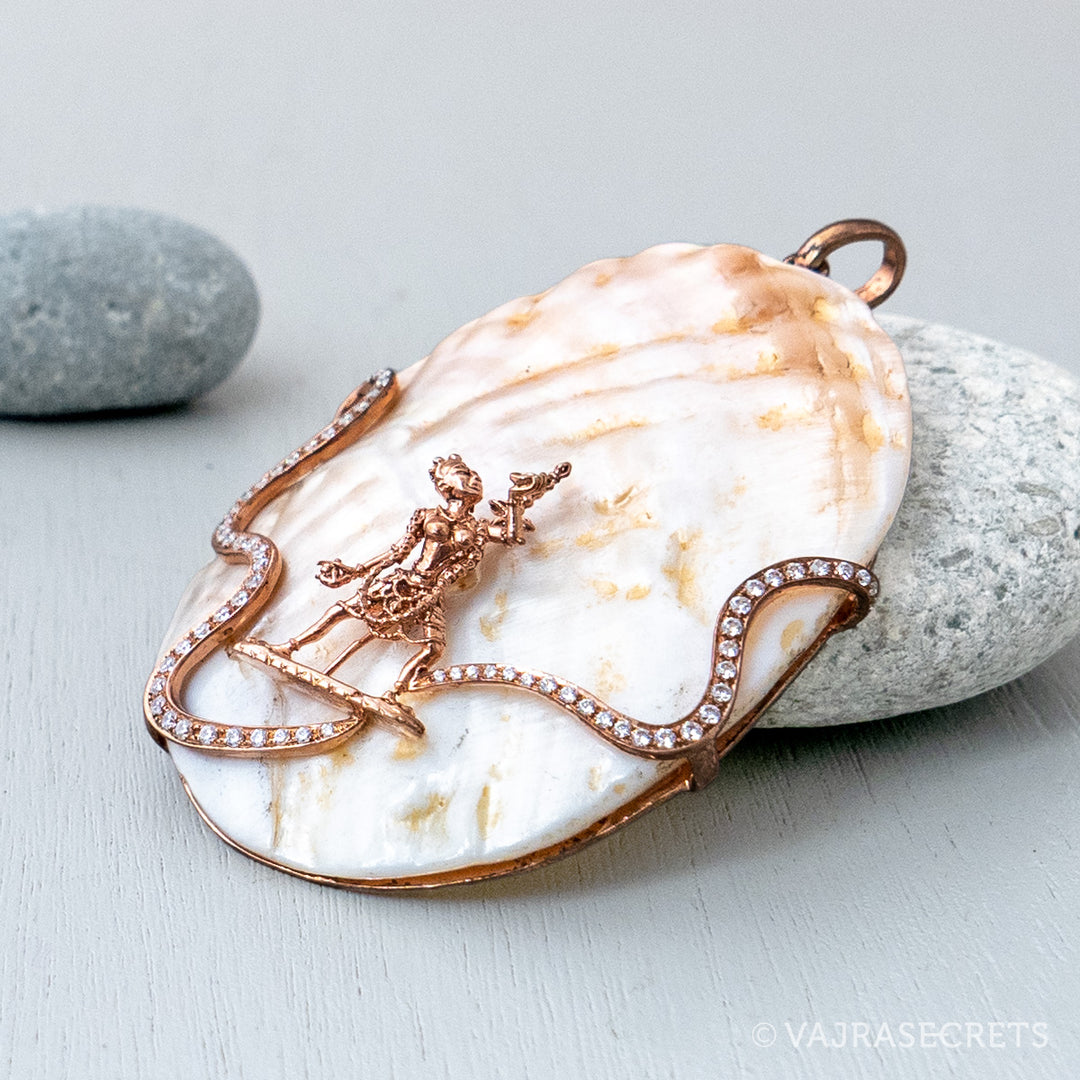 Limited Edition Vajrayogini Mother of Pearl Pendant