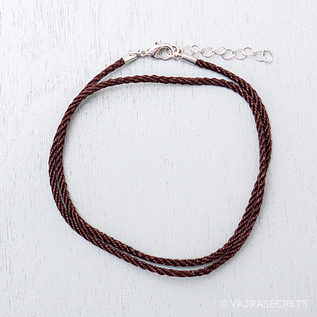 Twisted Cord Necklace with Clasp