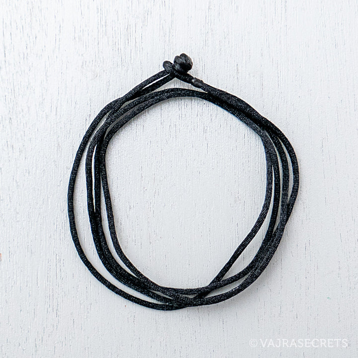 Double Cord Necklace, Black