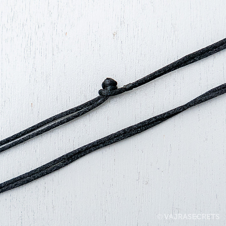 Double Cord Necklace, Black