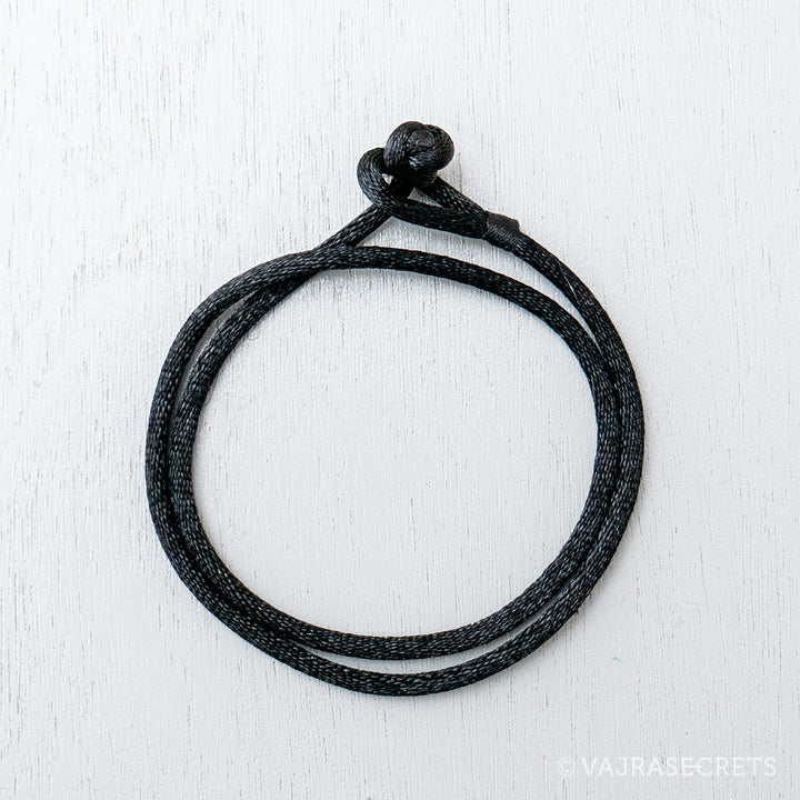 Simple Cord Necklace, Black