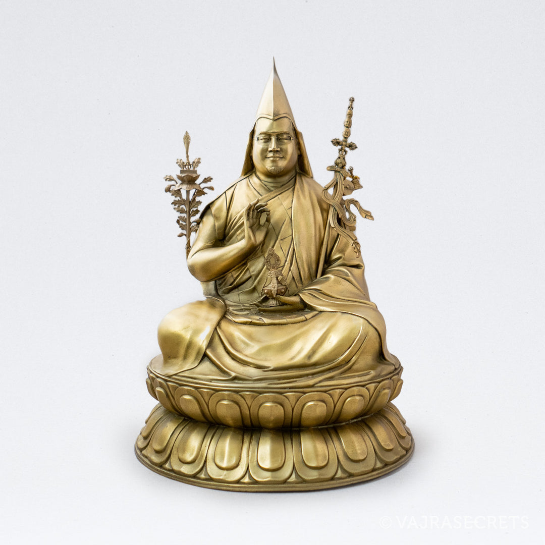 Tsem Rinpoche Brass Statue, 15 inch