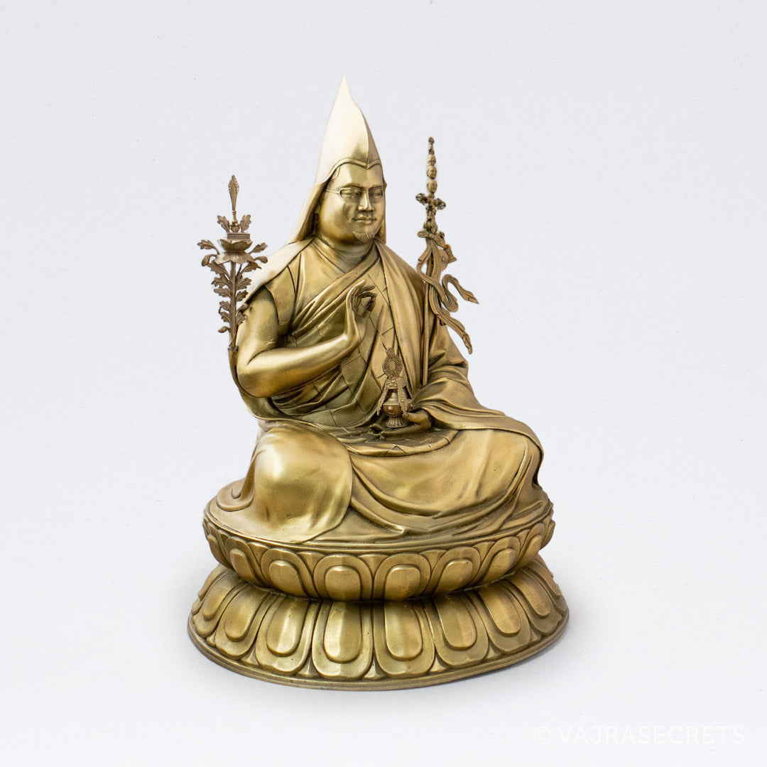 Tsem Rinpoche Brass Statue, 15 inch