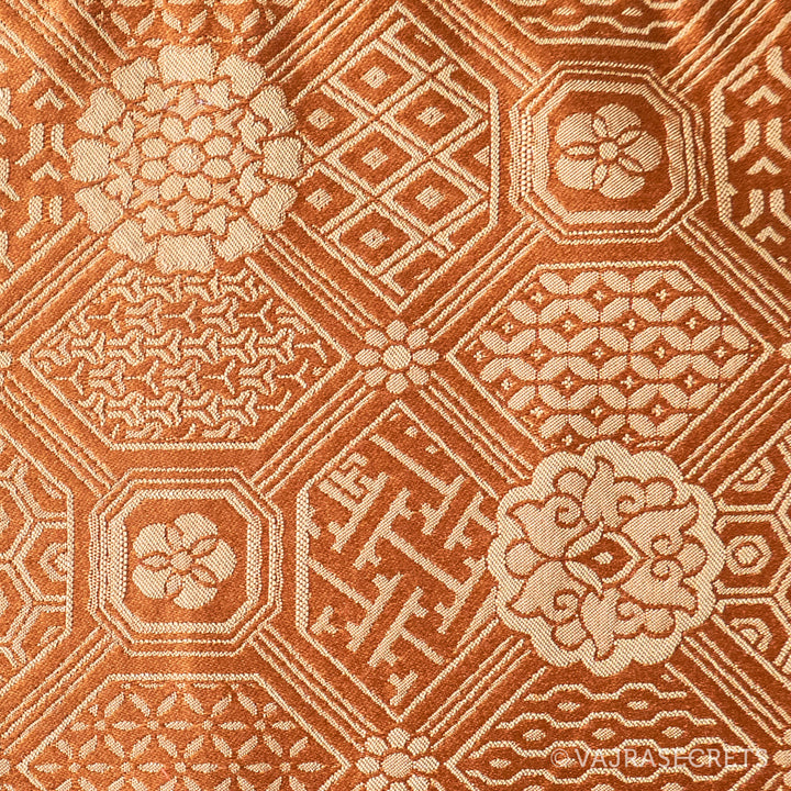 Tibetan Brocade Prayer Table Cover, 11 x 19 inch