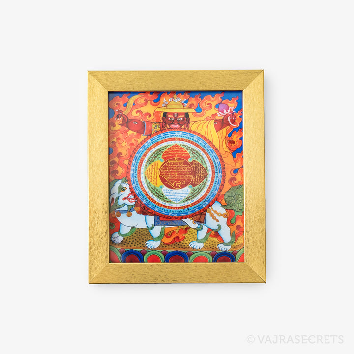 Framed Dorje Shugden Sungkhor