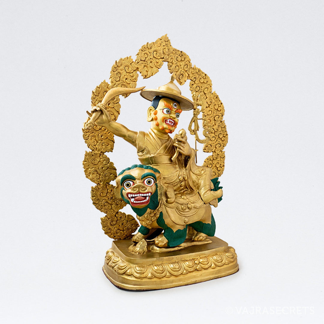 Dorje Shugden Brass Statue, 21 inch