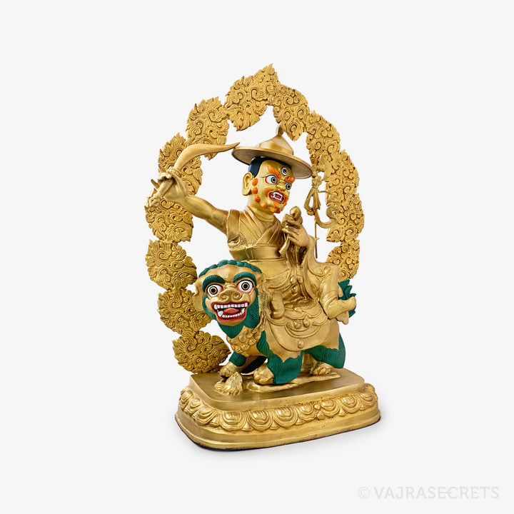 Dorje Shugden Brass Statue, 21 inch