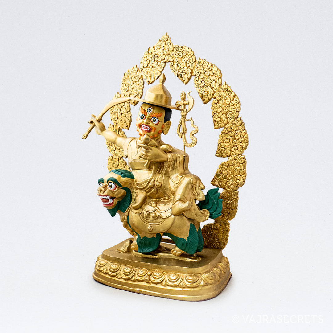 Dorje Shugden Brass Statue, 21 inch