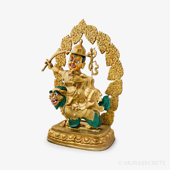 Dorje Shugden Brass Statue, 21 inch