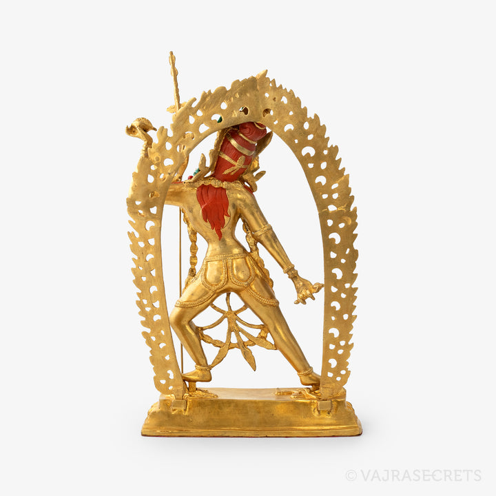 Blessed Vajrayogini Brass Statue with Jewels, 17 inch