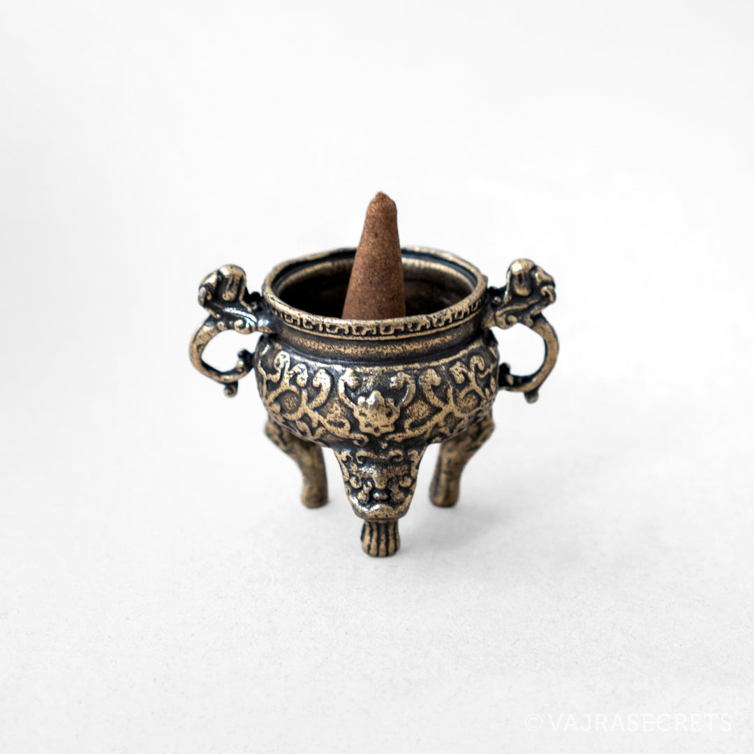 Miniature Pixiu Metal Incense Burner