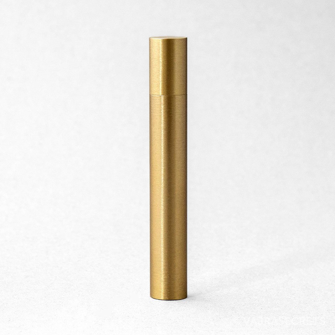Brass Incense Storage Tube, 4.5 inch