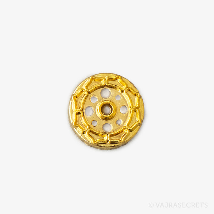 Miniature Lotus 9-hole Metal Incense Holder