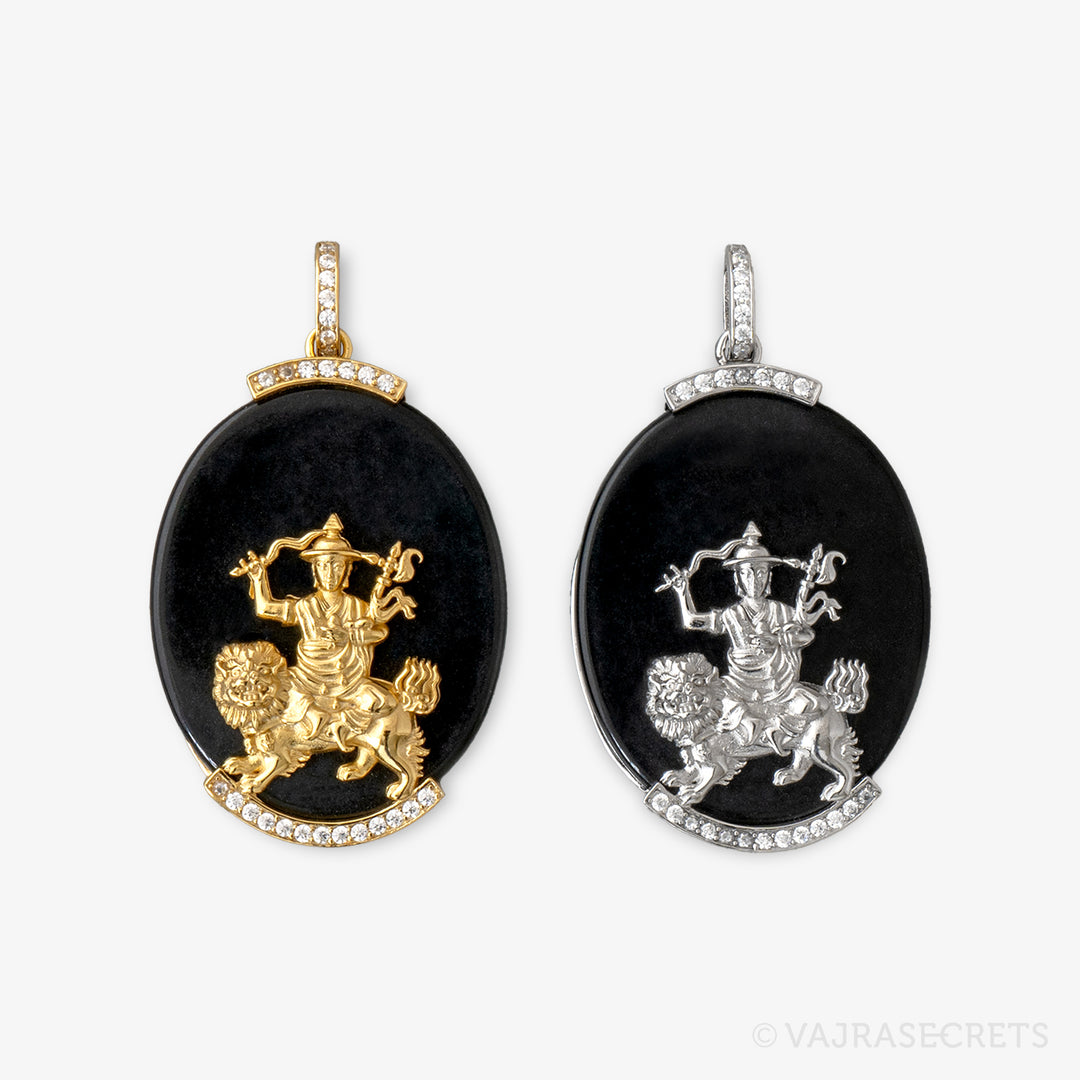 Dorje Shugden Agate Pendant